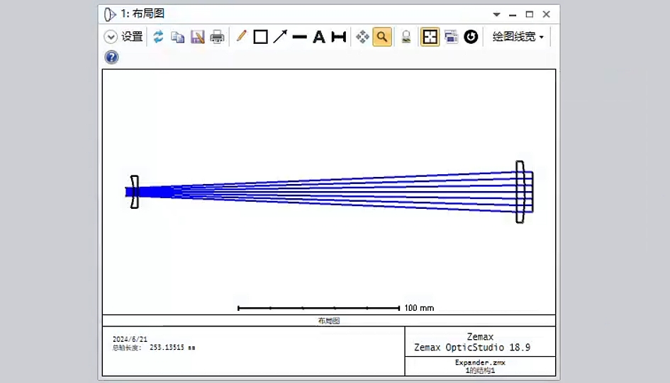 Zemax 激光扩束系统优化设计