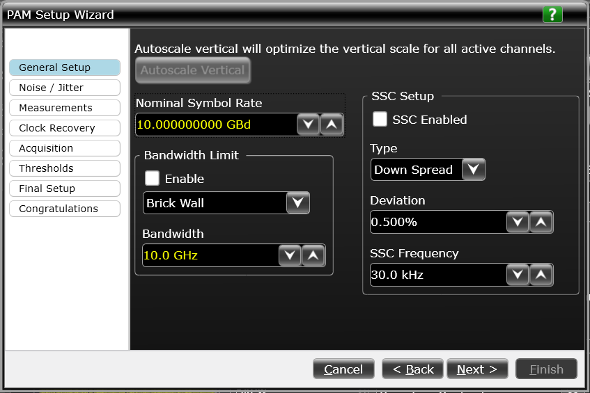 PAM Setup Wizard